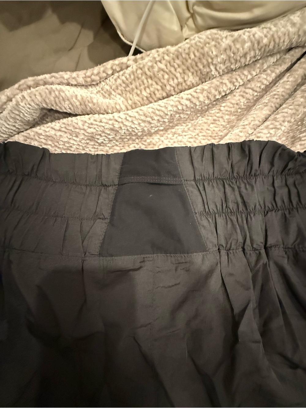 Free People Women's Black Layered Athletic Shorts - Picture 4 of 4